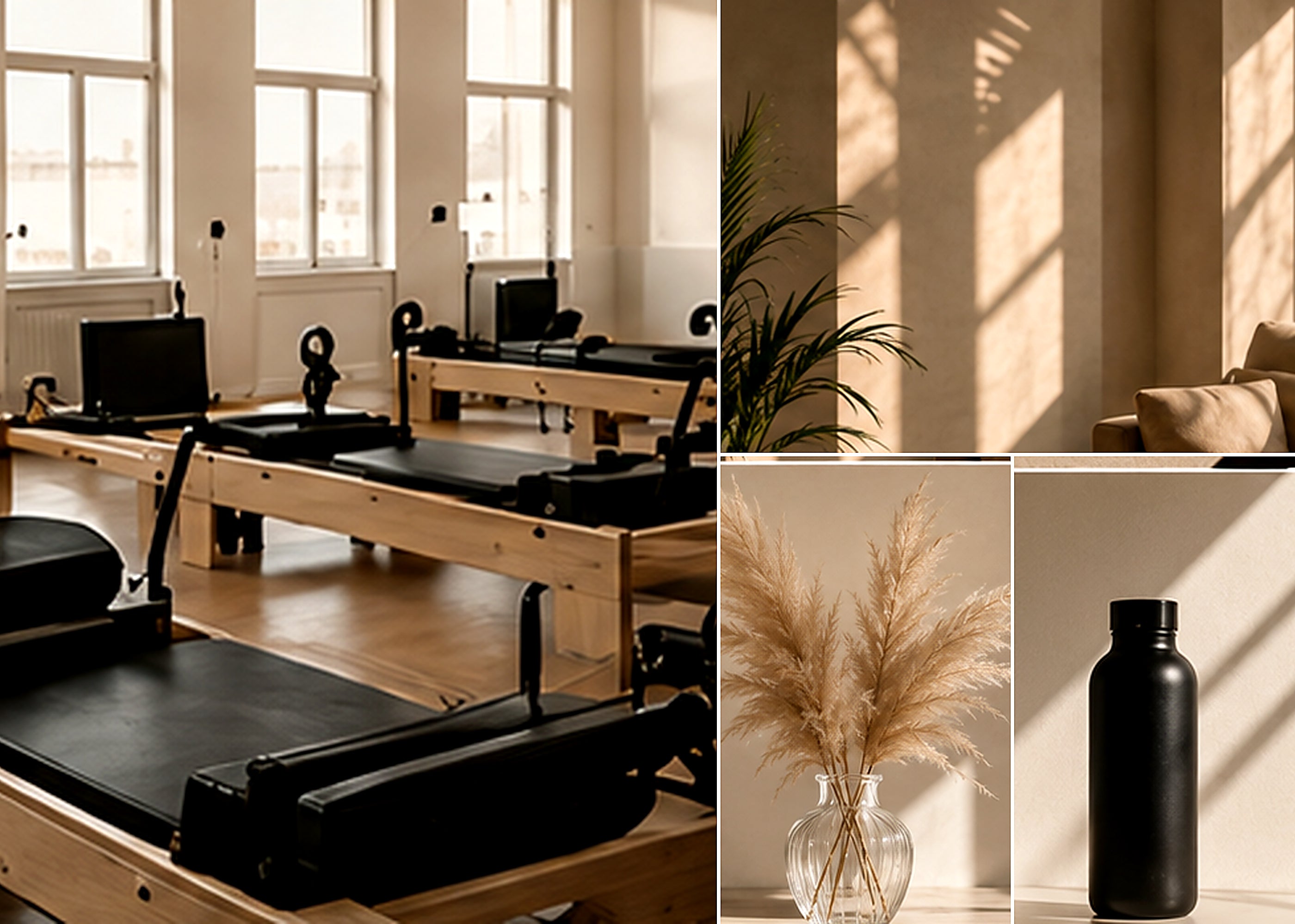 Boutique studio interior and editorial ritual details